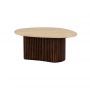 Memphis salontafel 90, organisch, ribbel