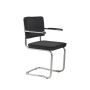 Armchair Ridge Kink Rib Black 7a