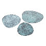Benoa Bord Decoratief Blauw Patina Groot (set of 4)