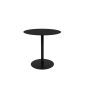 Side Table Snow Black Round S