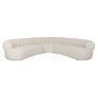 Sofa Duvane 7-seater Beige
