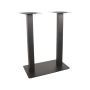 LABEL51 Bartafel Tafelpoot Dubbel - Zwart - Metaal - Dubbel - 92 cm