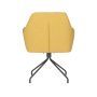 Chair Pete Ochre Spider Swivel