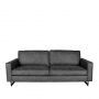 LABEL51 Bank Arezzo - Antraciet - Leder - 3-Zits