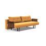 Innovation Living Sofa Bed 140 Recast Dark Styletto Arms
