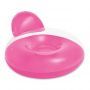 Loungestoel met rugleuning-Roze