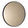 Spinder Design DONNA 5 Ø 90 x 5 Spiegel Bronze - Zwart / Bronsglas