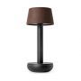 Humble Two Table Light Black/Brown Linen