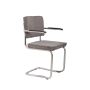 Armchair Ridge Kink Rib Grey 6a