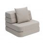 by KlipKlap 3 Fold Sofa Single Soft