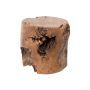 HSM Collection-Ronde Kruk Block-ø30x40-Naturel-Teak