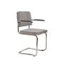 Armchair Ridge Kink Rib Cool Grey 32a