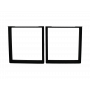 HSM Collection-Tafelpoot Model U S/2-70x10x72 ( 75x75 mm )-Zwart-Metaal