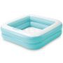Vierkant babyzwembad-blauw
