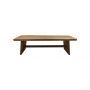 HSM Collection-Rechthoekige Bank-140x35x45-Naturel-Teak