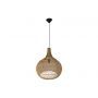 HSM Collection-Hanglamp-43x43x46-Naturel-Rotan/Teak