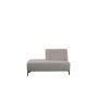 Bank Nero Ottomane Links Voorstaand 133x95x80 cm