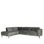 LABEL51 Bank Fano - Hunter - Velours - Ottomane + 2,5-Zits