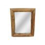 HSM Collection-Rechthoekige Spiegel-50x7x60-Naturel-Teak