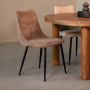 LABEL51 Eetkamerstoel Riv - Clay - Synthetisch