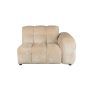 Sofa Element Hackman With Arm Right Velours Beige