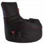Gamewarez Classic Premium Zitzak Zwart Rood