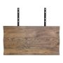 Extension plates for 3 meter Toulon table - Wave edge - Set of two extension plates in smoked oiled oak with wave edge