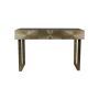 Console tafel - 120x38x75 - Zwart/goud - Metaal