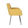 Chair Pete Ochre 4 Metal Legs
