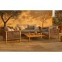 Set Outdoor Oasis (Sofa + Coffee Table + 2 Lounge Chair )