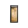 HSM Collection-Wandbox Levels -25x18x55-Naturel/Zwart-Mango/Metaal