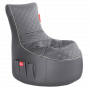 Gamewarez Classic Premium Zitzak Grijs Wit