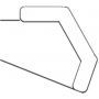Bank Bergamo Longchair Irregular Arm Rechts Voorstaand 167x152x94 cm