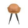 LABEL51 Eetkamerstoel Luca - Oker - Kunststof