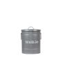 LABEL51 Wasmand - Grijs - Metaal - S
