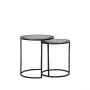 LABEL51 Salontafel Set Pair - Antiek ash - Metaal - 40 cm
