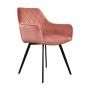 Kick eetkamerstoel Karl Velvet - Roze