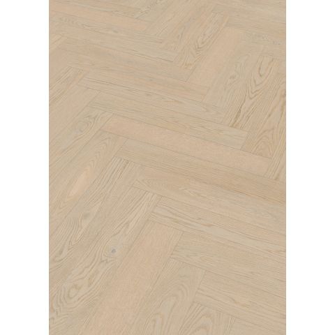 Floer Hybride Hout Visgraat Wit Eiken