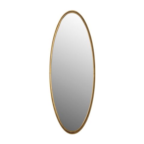 Mirror Matz Oval L Antique Brass