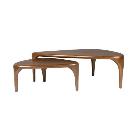 Coffee Table Isla Set of 2 Walnut