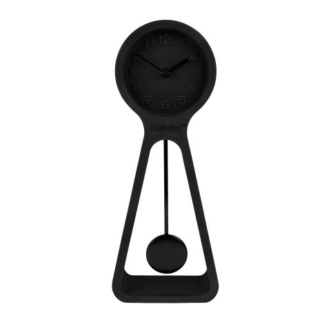 Clock Pendulum Time All Black