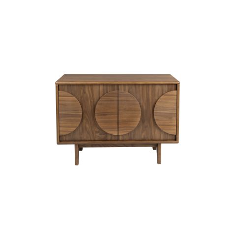 Sideboard Groove 2 Doors Walnut