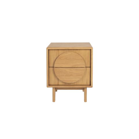 Side Table / Bedstand Groove Natural Oak