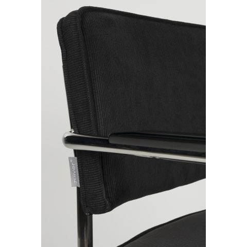 Armchair Ridge Rib Black 7a