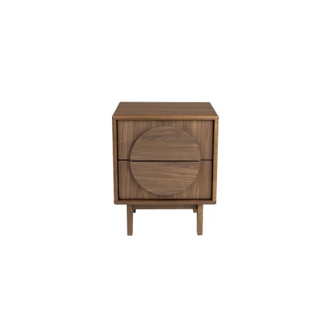 Side Table / Bedstand Groove Walnut
