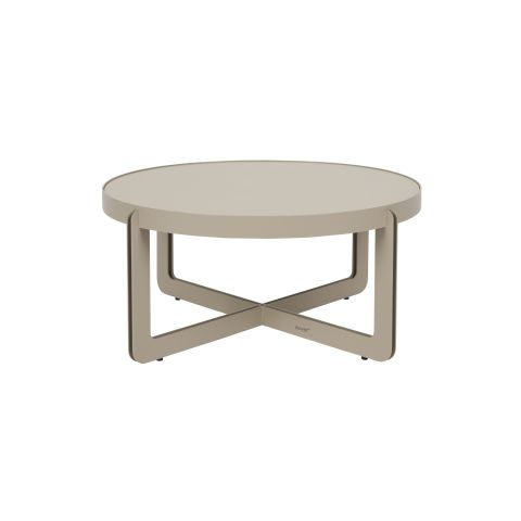Coffee Table Centre Round Beige