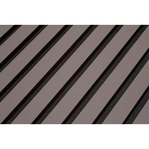Floer Wandpaneel Akupanel Lino Grijsbruin