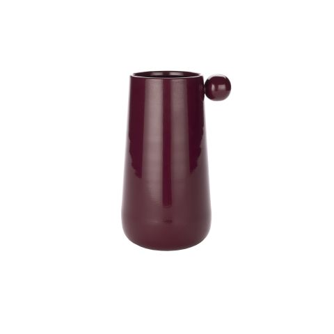 Vase Dot M Bordeaux