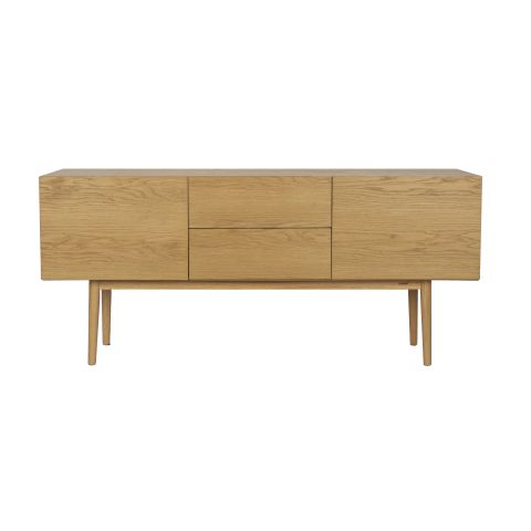 Cabinet High On Wood Oak 2dr 2do