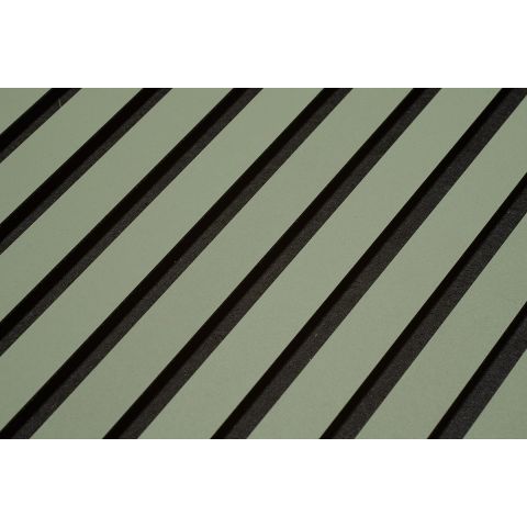 Floer Wandpaneel Akupanel Lino Olijfgroen